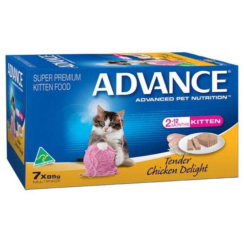 Advance kitten shop wet food