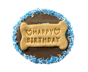 DOG BIRTHDAY CAKE COOKIE CAROB