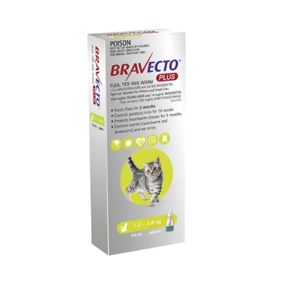 BRAVECTO PLUS 1.2-2.8KG