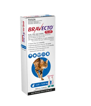 BRAVECTO PLUS 2.8-6.25KG