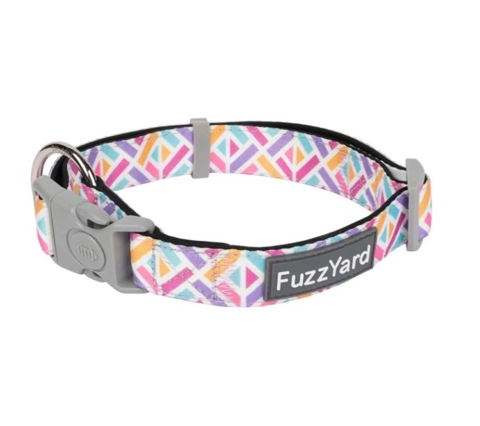 FUZZYARD DOG COLLAR - BUBBLEGUM BURST