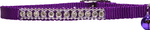 JEWELLED CAT COLLAR - PURPLE