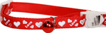 LOVE HEARTS CAT COLLAR - RED