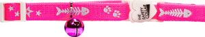 FISHBONE CAT COLLAR - PINK