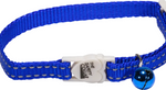 REFLECTIVE THREAD CAT COLLAR - BLUE