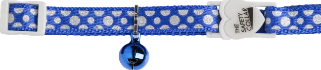 SPARKLE DOT CAT COLLAR - BLUE