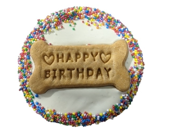 DOG BIRTHDAY CAKE COOKIE YOGHURT