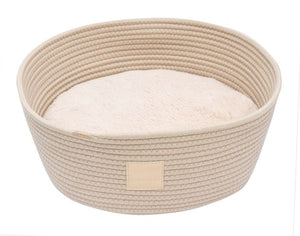 FUZZYARD LIFE ROPE BASKET BED - SANDSTONE